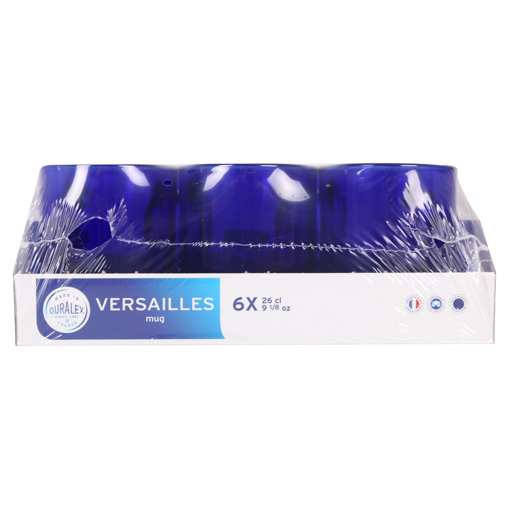 Koppar Duralex Versailles Blå 260 ml - 6