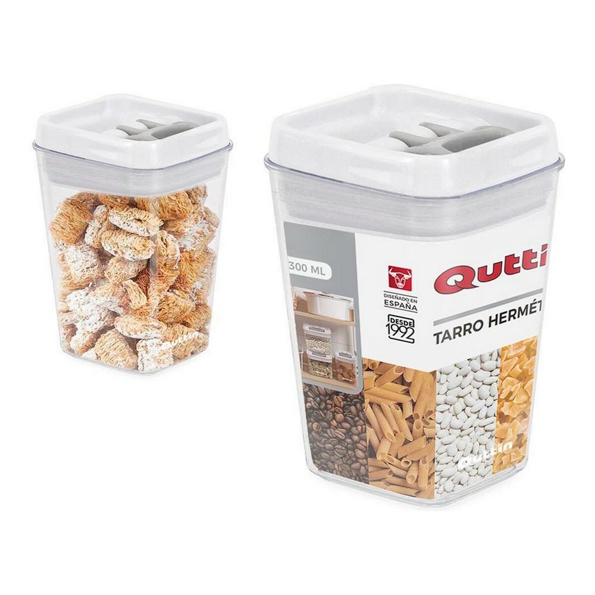Burk Quttin Hermetisk 2,3 L 12,8 x 23 cm (2300 ml) - 5