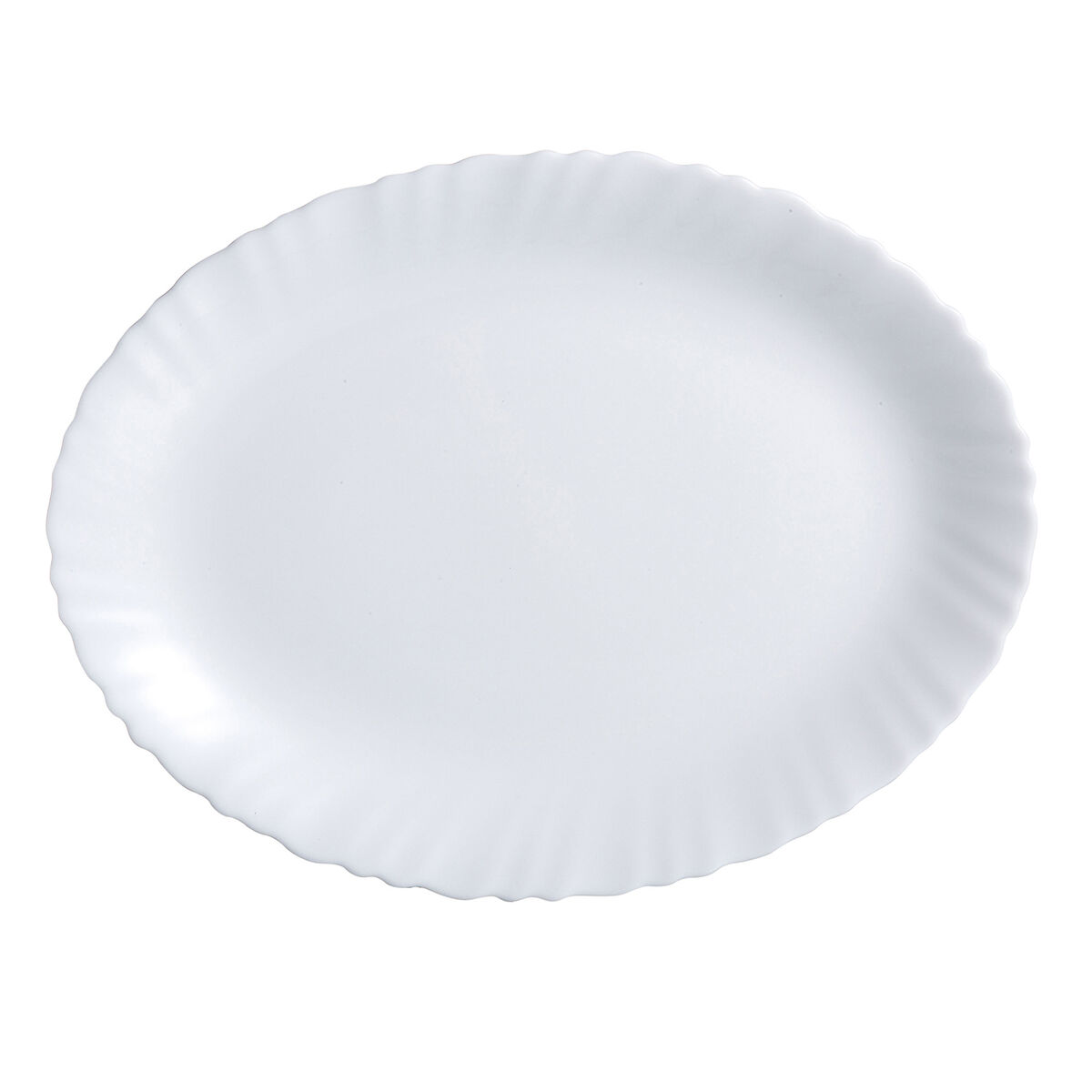 Servingsfat Luminarc Feston Avlång Vit Glas (Ø 33 cm) (6 antal) - 2