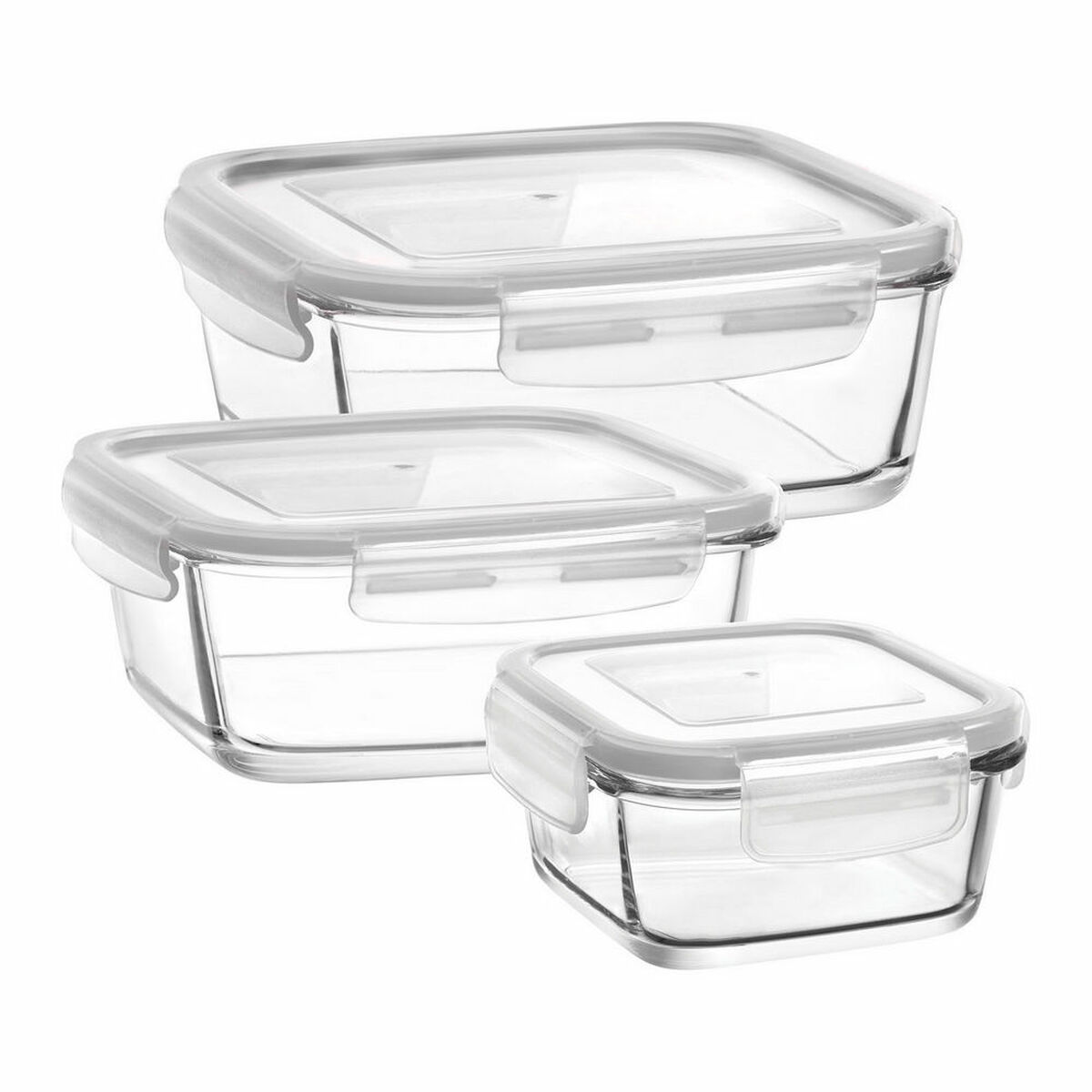 Lunchlådor, set 3 LAV Glas (3 pcs) - 4