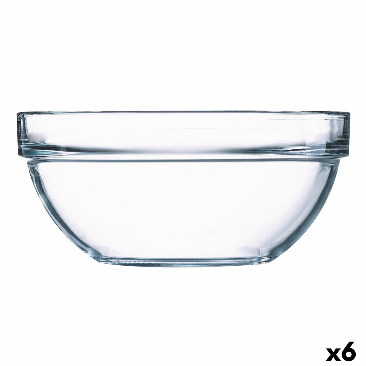 Skål Luminarc Transparent Glas Ø 17 cm (6 antal)