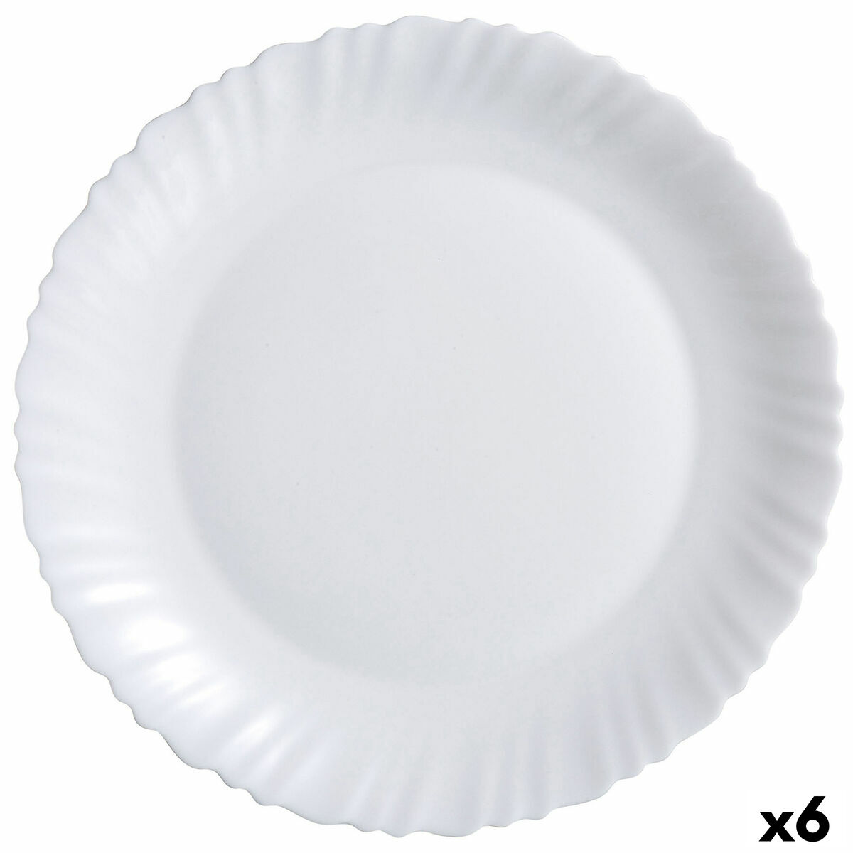 Servingsfat Luminarc Feston Vit Glas (Ø 30 cm) (6 antal)