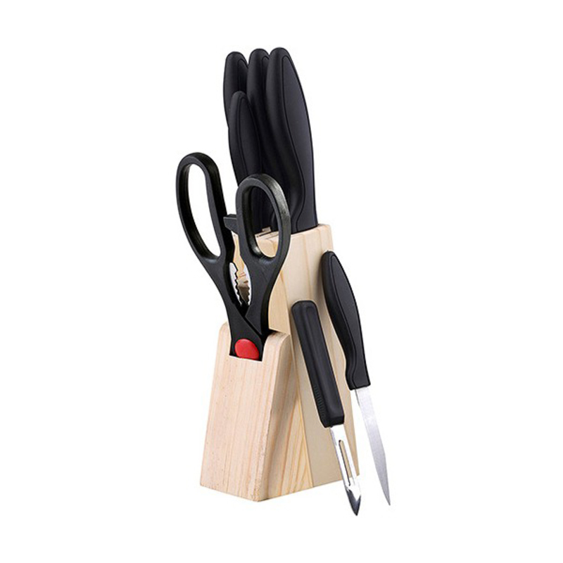 Set med köksknivar och hållare Renberg Dresde Rostfritt stål (8 pcs)