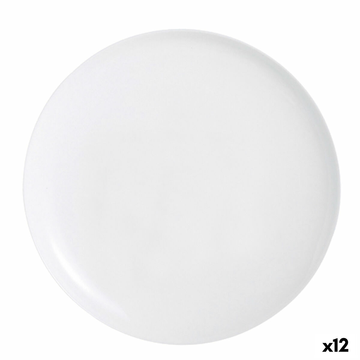 Pizzatallrik Luminarc Friends Time Vit Glas Ø 32 cm (12 antal)