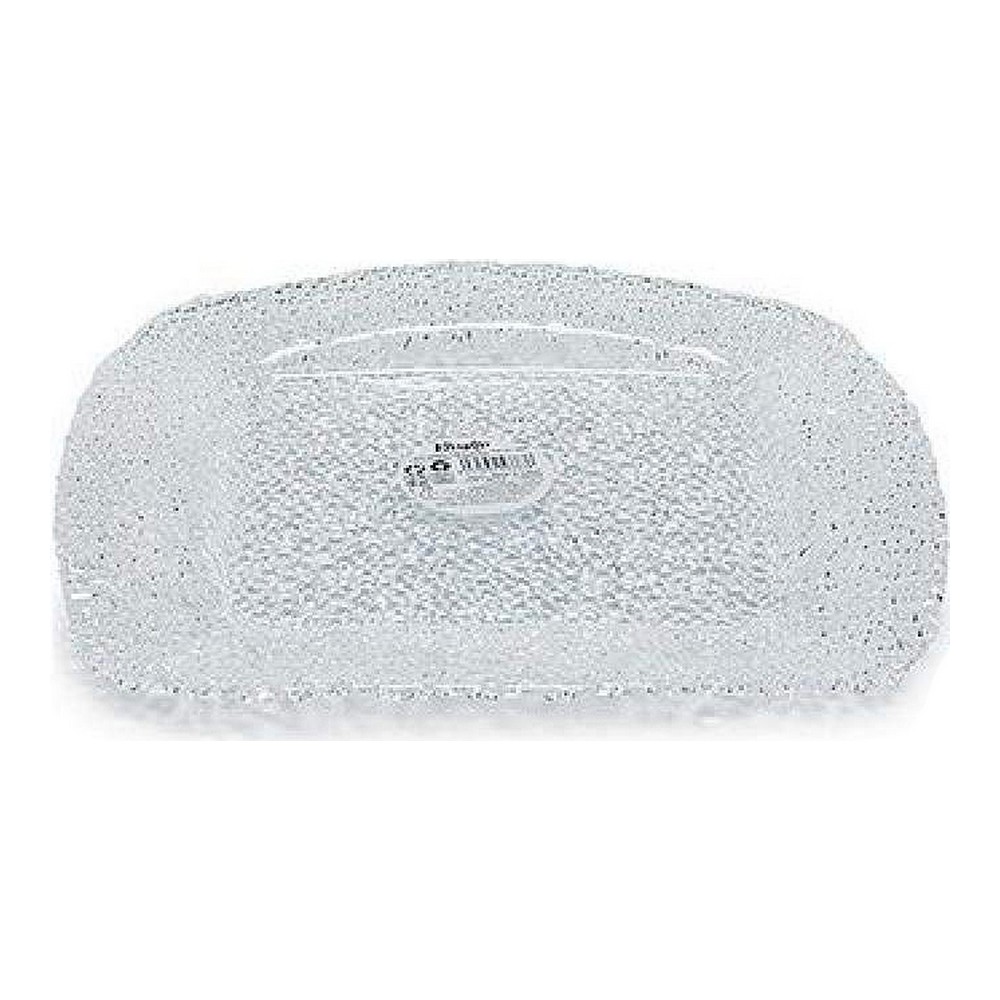Tallrik Transparent Glas 27 x 2,5 x 27 cm