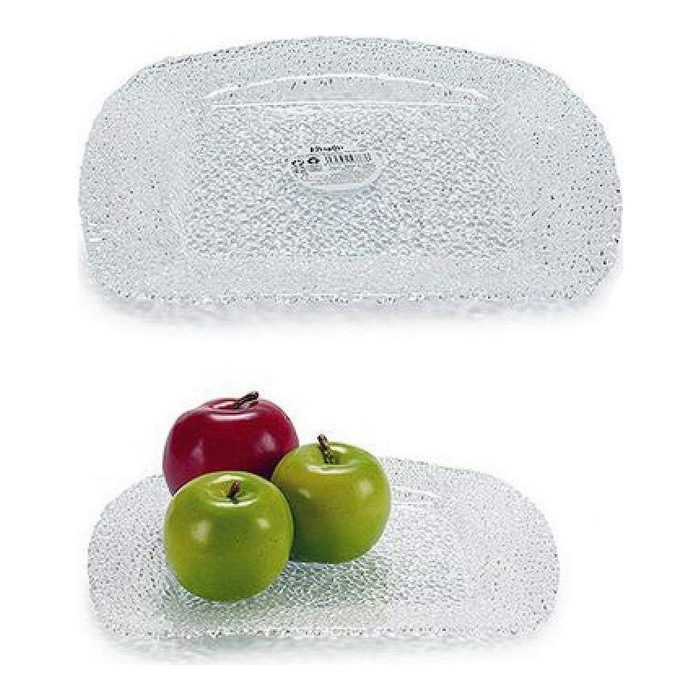 Tallrik Transparent Glas 27 x 2,5 x 27 cm - 2