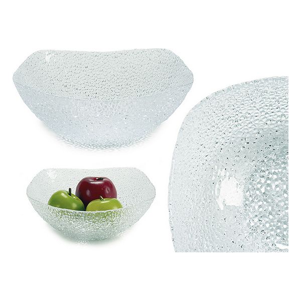 Fruktskål Glamour 8430852566645 Transparent Glas 24,5 x 8,5 x 24,5 cm