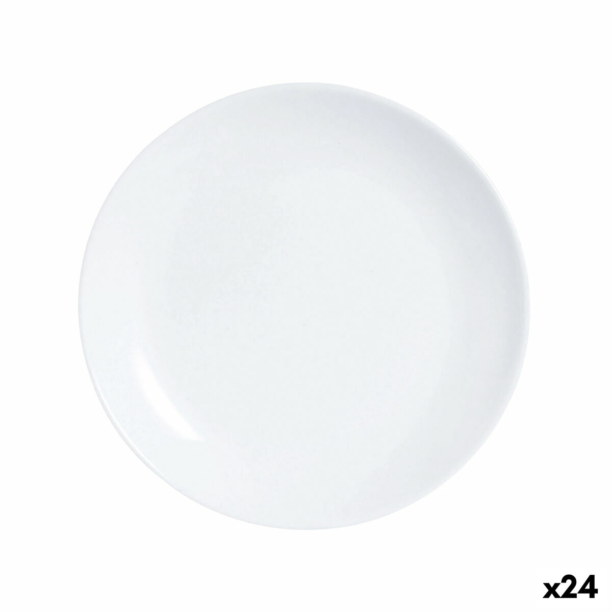 Dessert Luminarc Diwali Vit Glas 19 cm (24 antal)