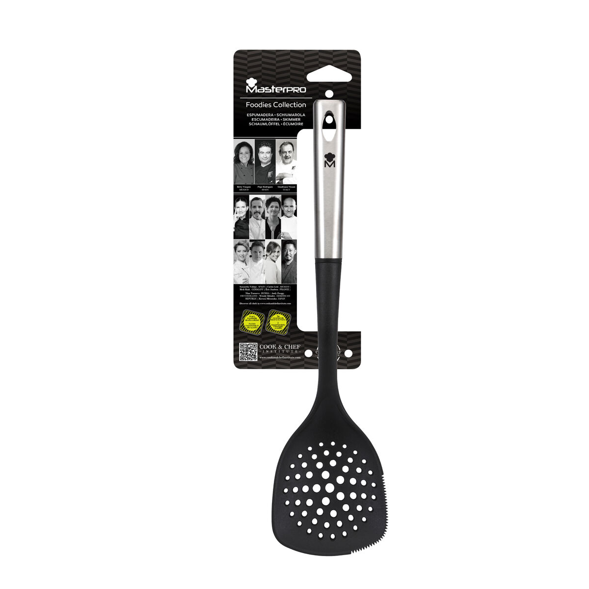 Hålslev Masterpro Svart Nylon Rostfritt stål (39,5 x 9,3 cm) - 2