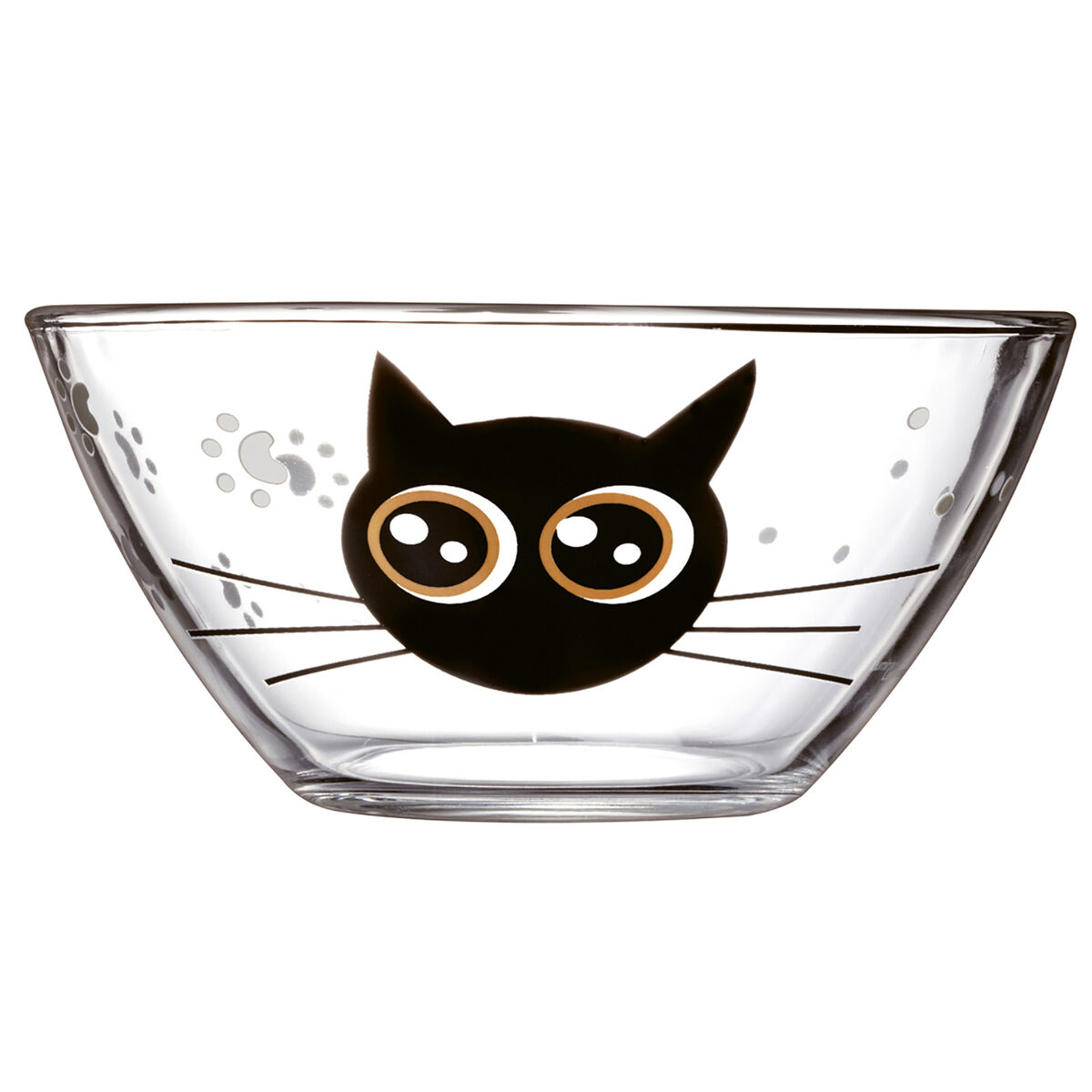 Skål Luminarc Mistigri Transparent Frukost Katt Glas 540 ml (6 Delar) - 2