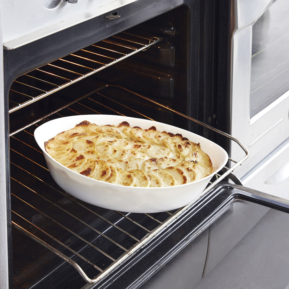 Servingsfat Luminarc Smart Cuisine Avlång 32 x 20 cm Vit Glas (6 antal) - 2