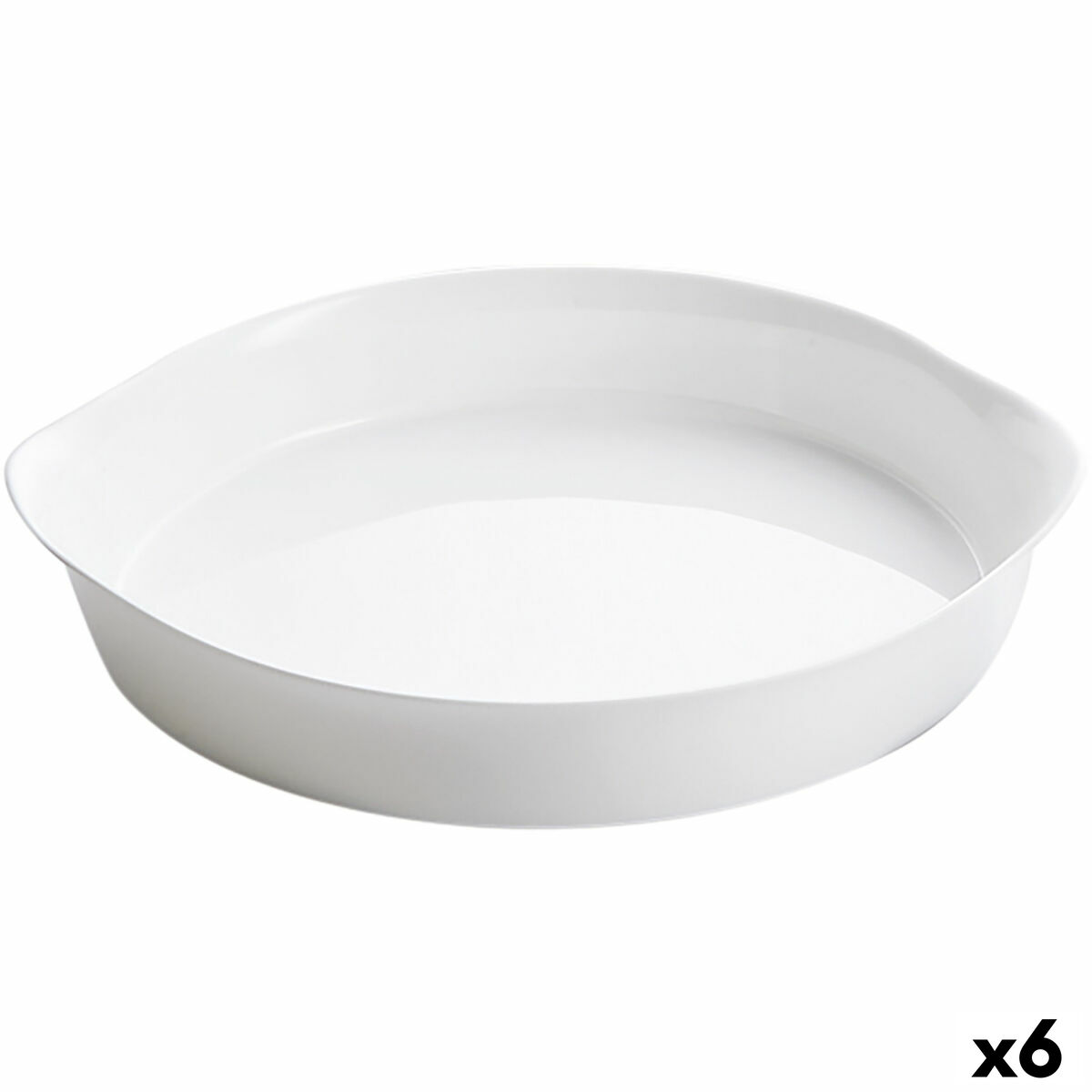 Ugnsform Luminarc Smart Cuisine Rund Vit Ø 28 cm (6 antal)