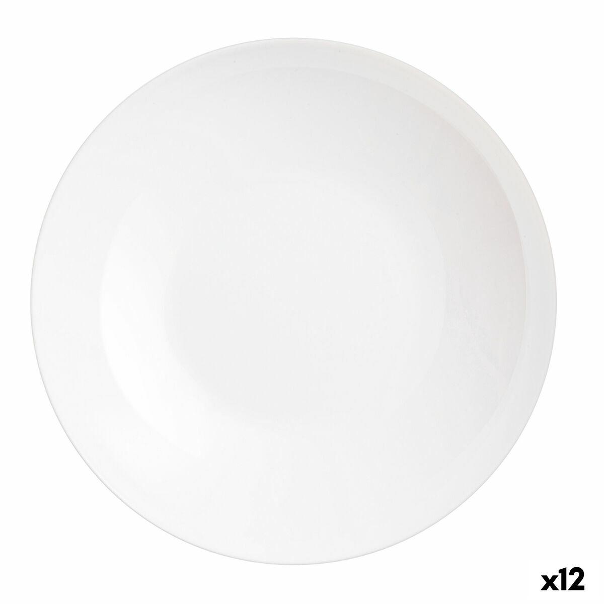 Tallrik Luminarc Friends Time Flera användningsområden Vit Glas Ø 26 cm