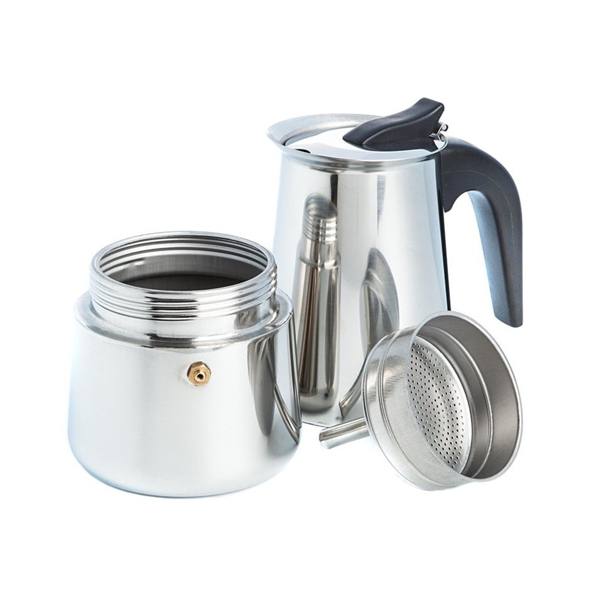 Kaffebryggare San Ignacio Milan Rostfritt stål (6 Koppar) - 7