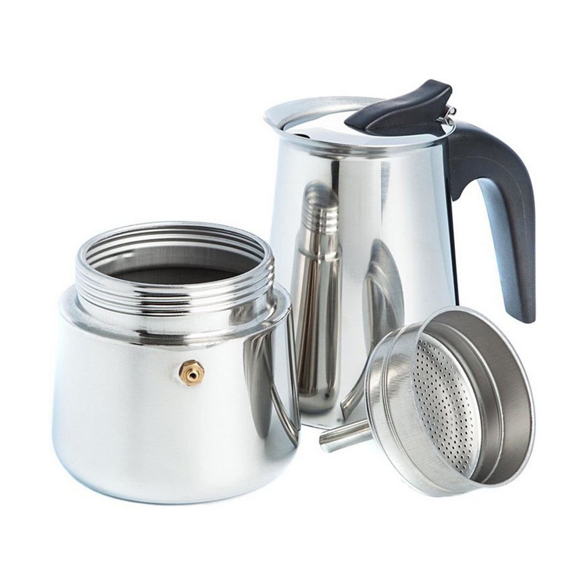 Italiensk Kaffepanna San Ignacio Milán SG1745 Silvrig Rostfritt stål - 3