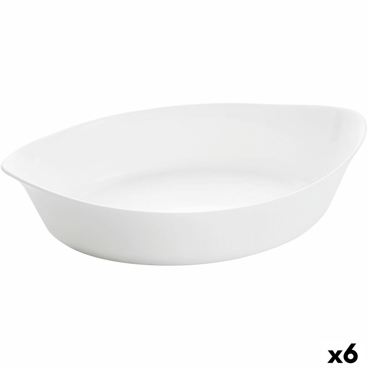 Servingsfat Luminarc Smart Cuisine Avlång Vit Glas 28 x 17 cm (6 antal)