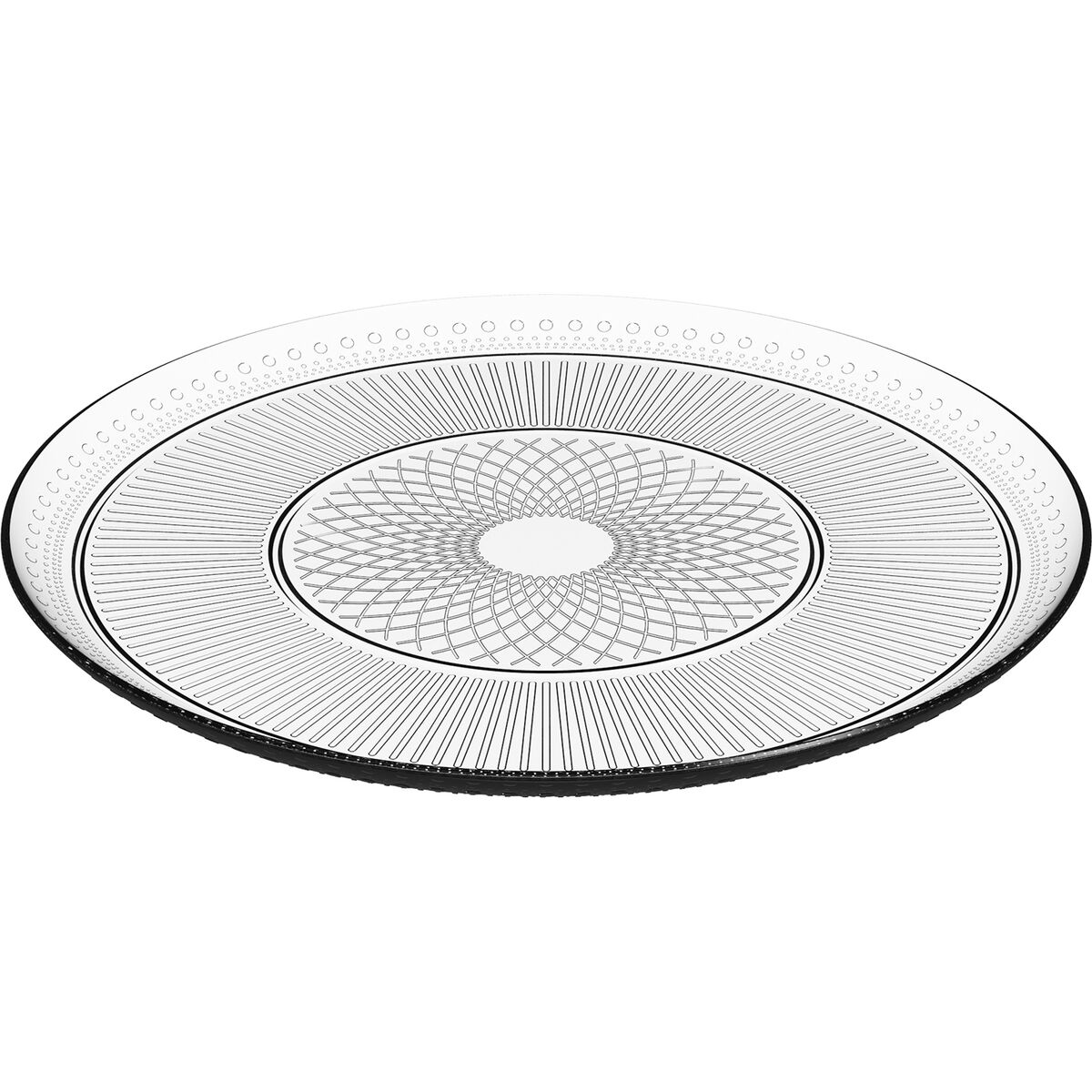 Fruktskål Luminarc Louison Rund Transparent Glas (Ø 32 cm) (4 antal) - 2