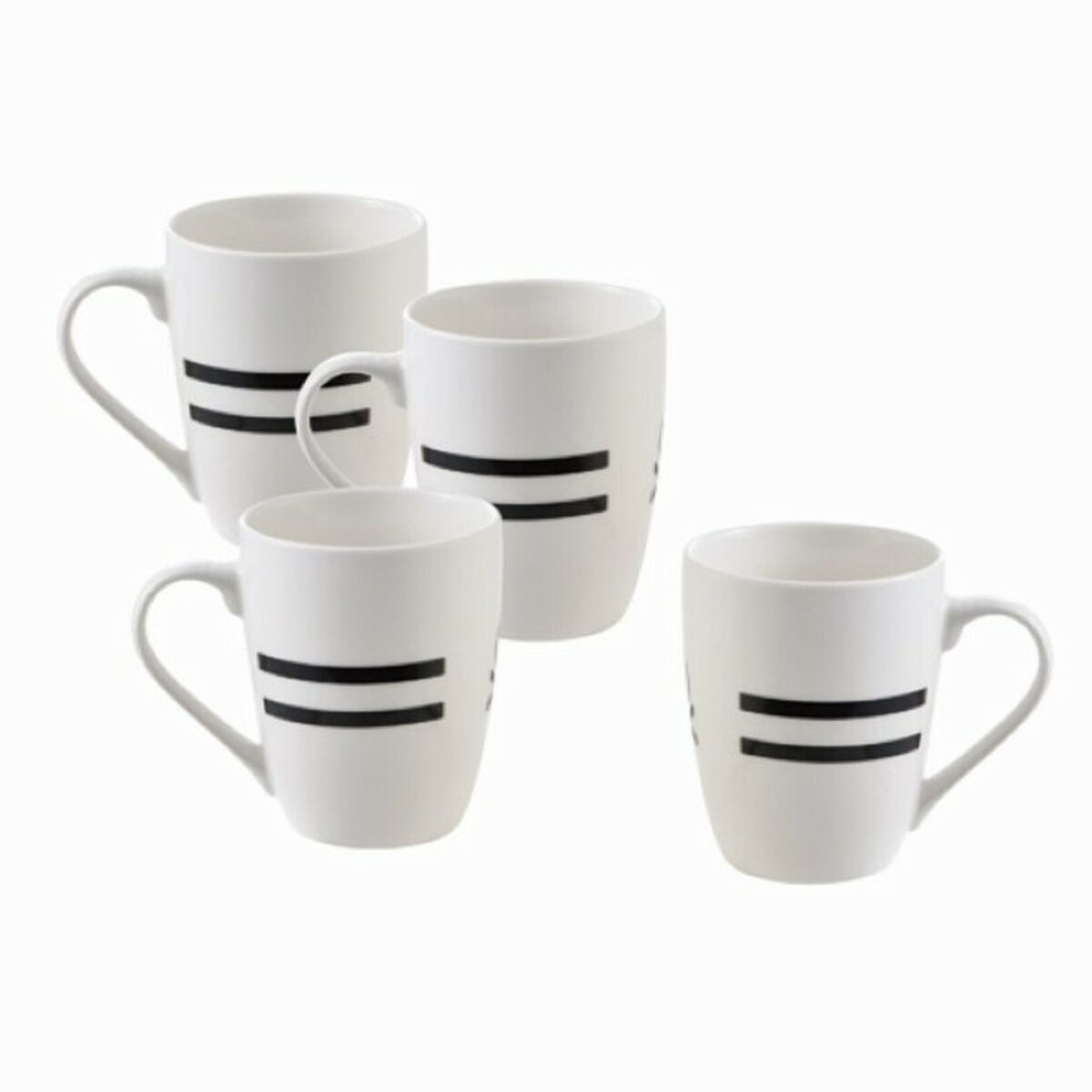 Koppset Benetton BE112 Svart 360 ml 360 ml (4 uds) - 3