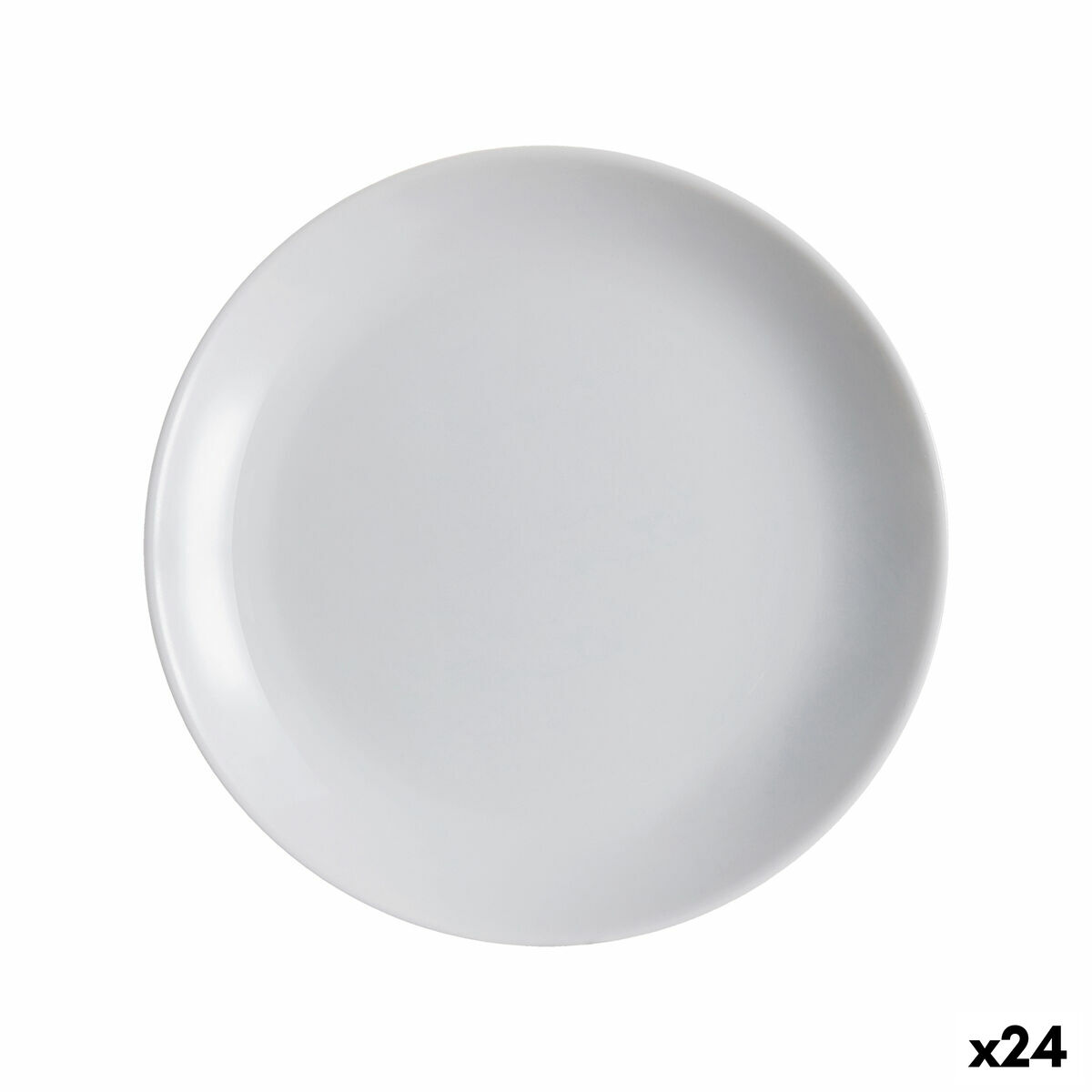 Dessert Luminarc Diwali Grå Glas (19 cm) (24 antal)