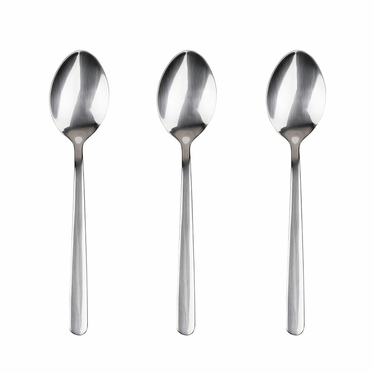 Set med skedar San Ignacio Earth SG7777 Glans Rostfritt stål 3 antal