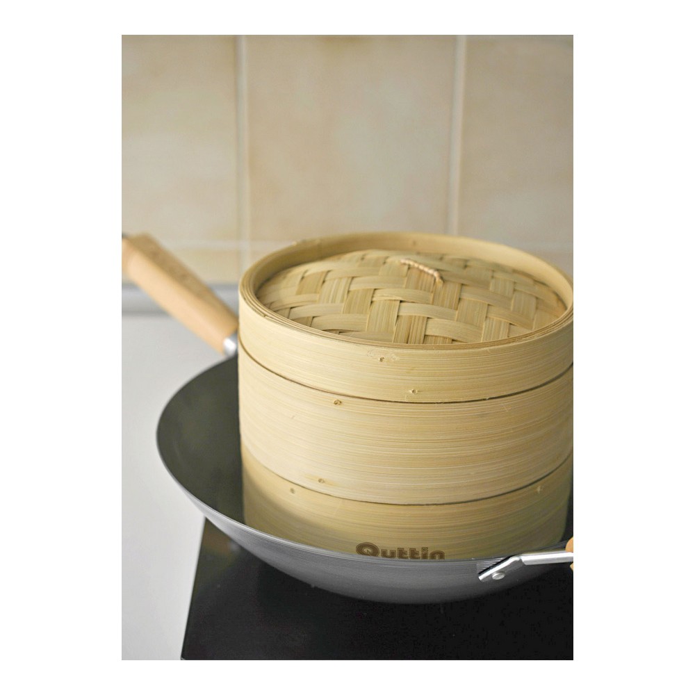 Ångkokare Quttin Bambu 2 nivåer (19-17 x 15.5 cm) - 2