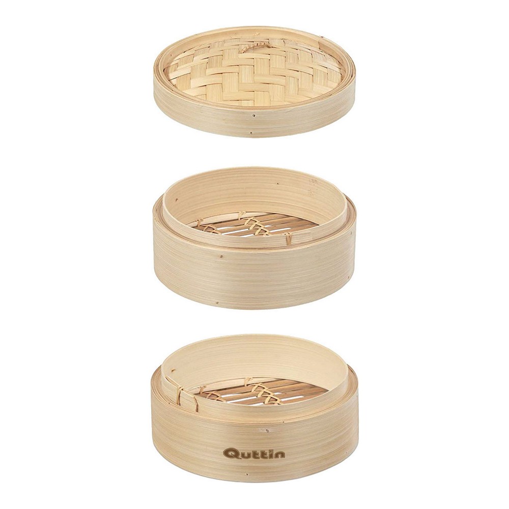 Ångkokare Quttin Bambu 2 nivåer (23-21 x 15.5 cm) - 3