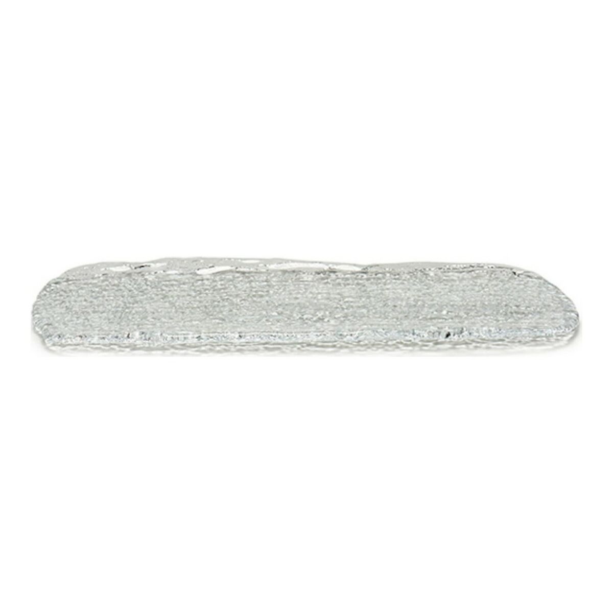 Bricka Transparent Glas 18 x 2 x 46 cm - 2