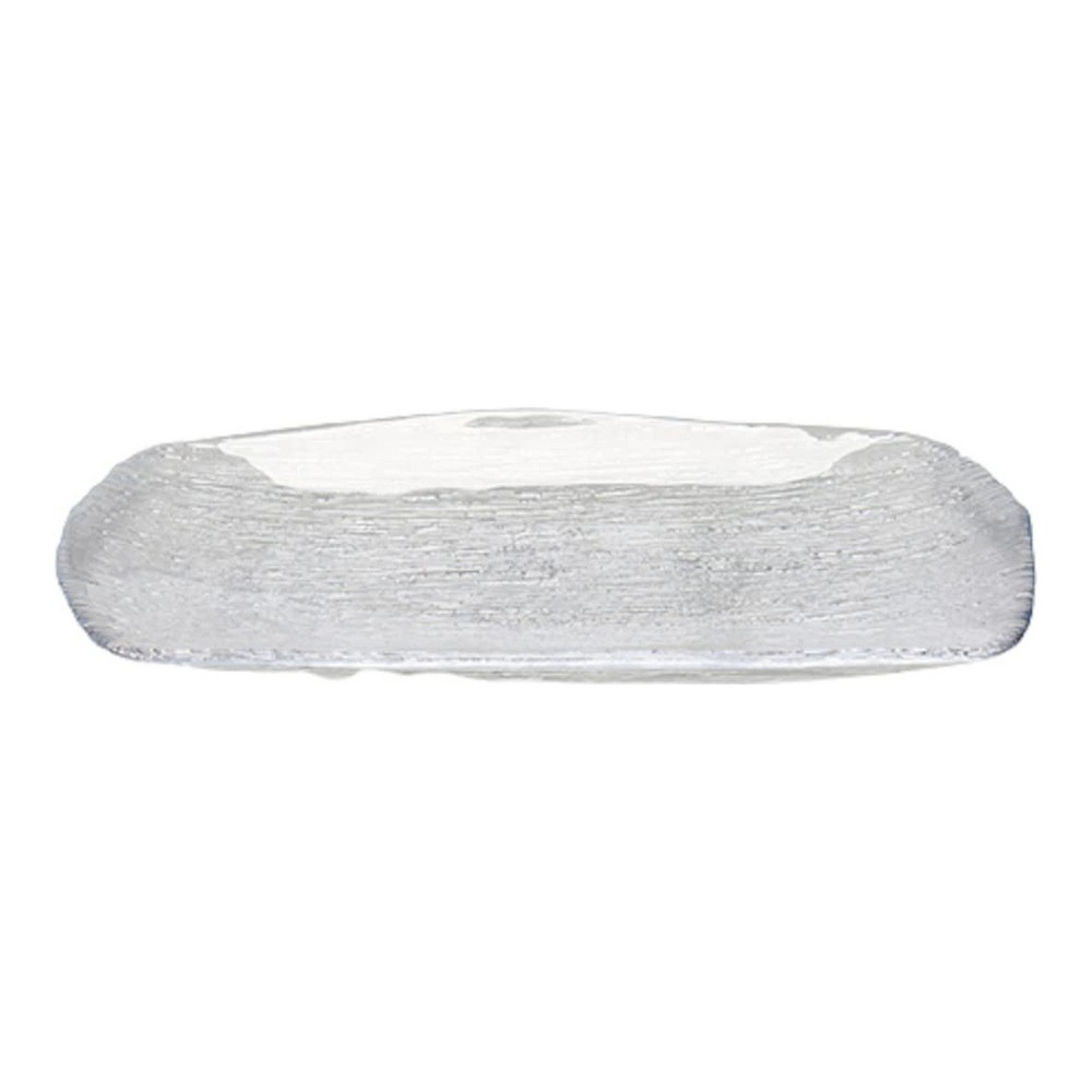 Bricka Transparent Glas 24 x 3,5 x 37,5 cm