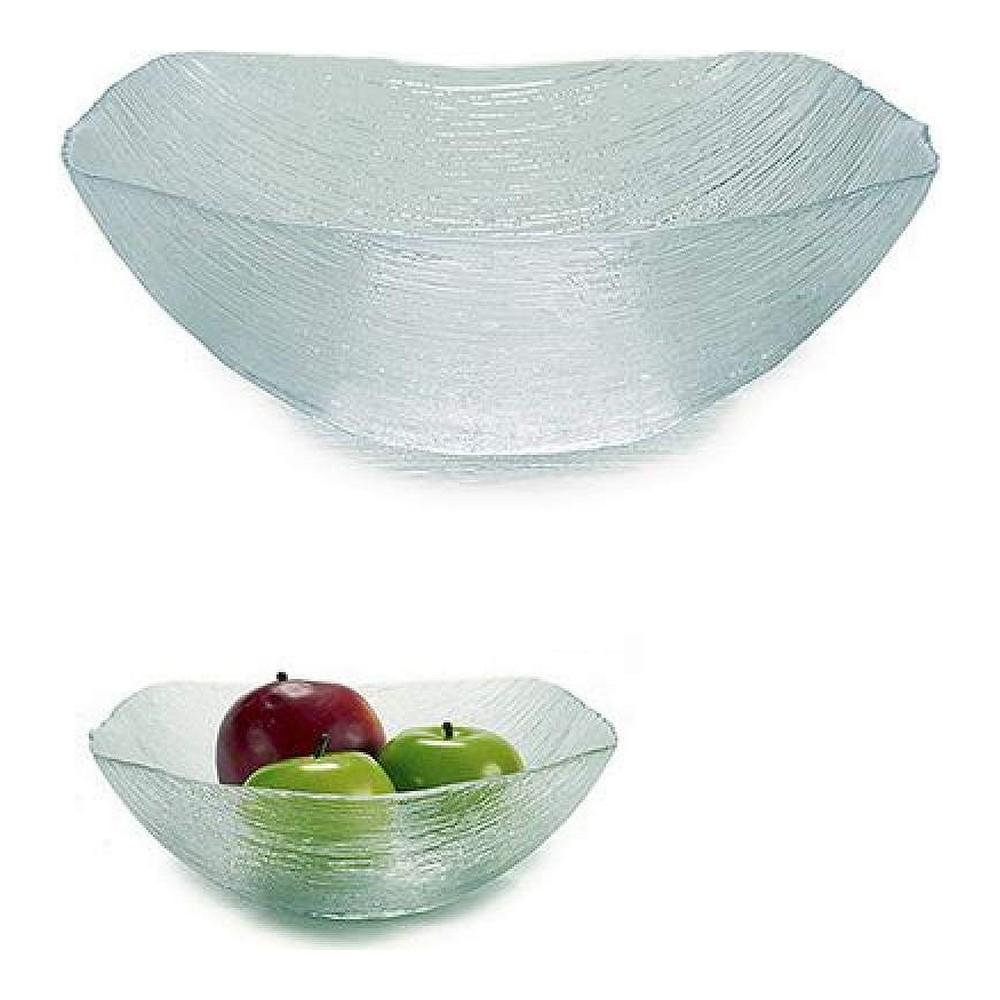 Fruktskål Oasis Transparent Glas 2 L 24,5 x 8 x 24,5 cm - 2