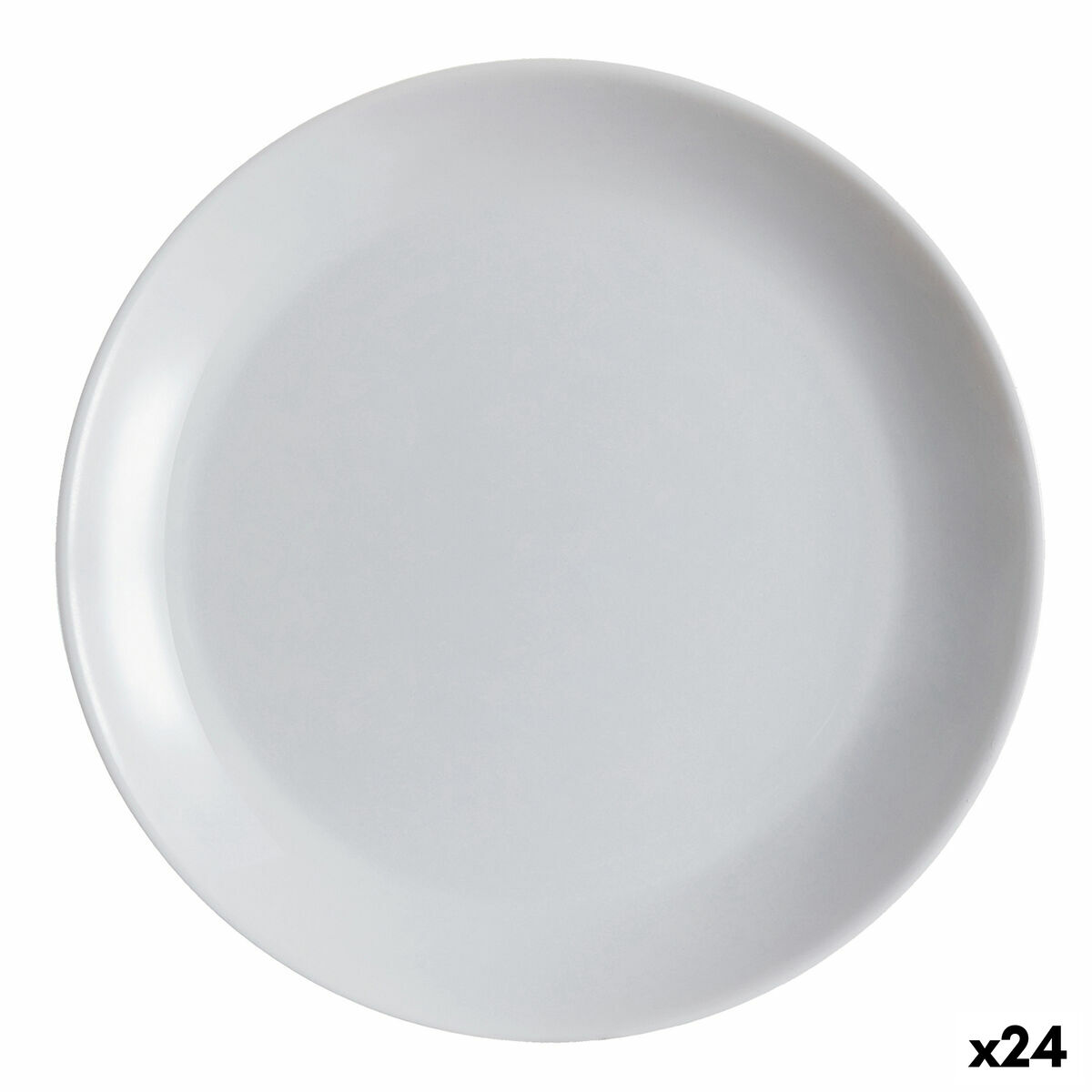 Lapostányér Luminarc Diwali Granit Grå Glas 25 cm (24 antal)