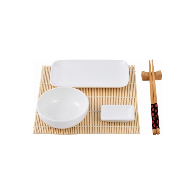 Sushiset Masterpro Q3565 Porslin Vit Bambu (12 pcs)