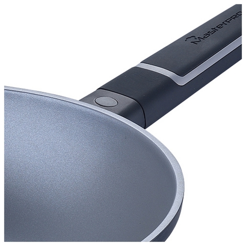 Wokpanna Masterpro Indigo Svart Aluminium (Ø 28 cm) - 3