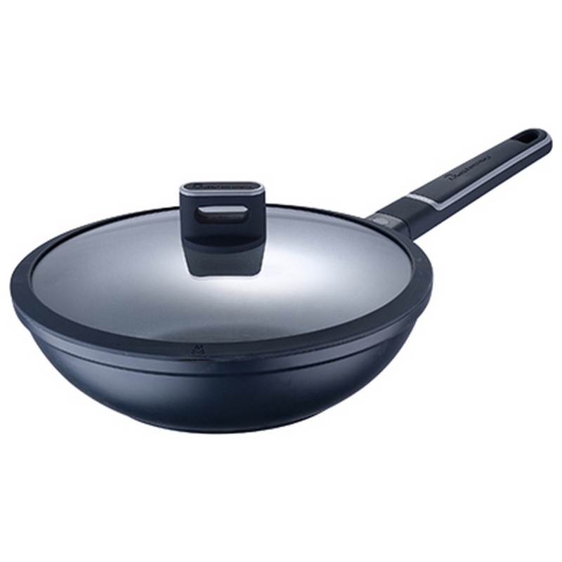 Wokpanna Masterpro Indigo Svart Aluminium (Ø 28 cm)