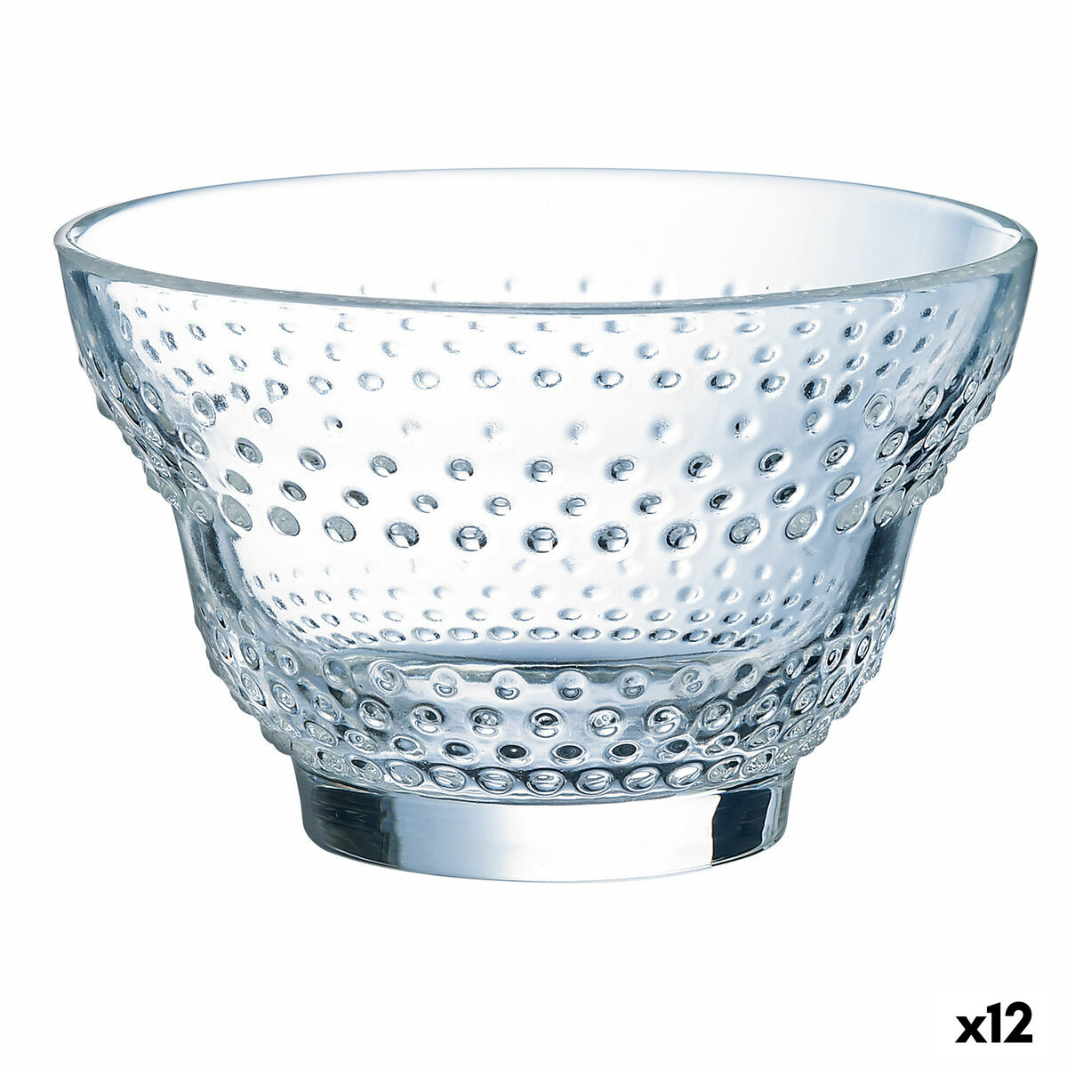 Glass- och milkshakeglas Luminarc Iced Dots Transparent Glas 350 ml (12 antal)