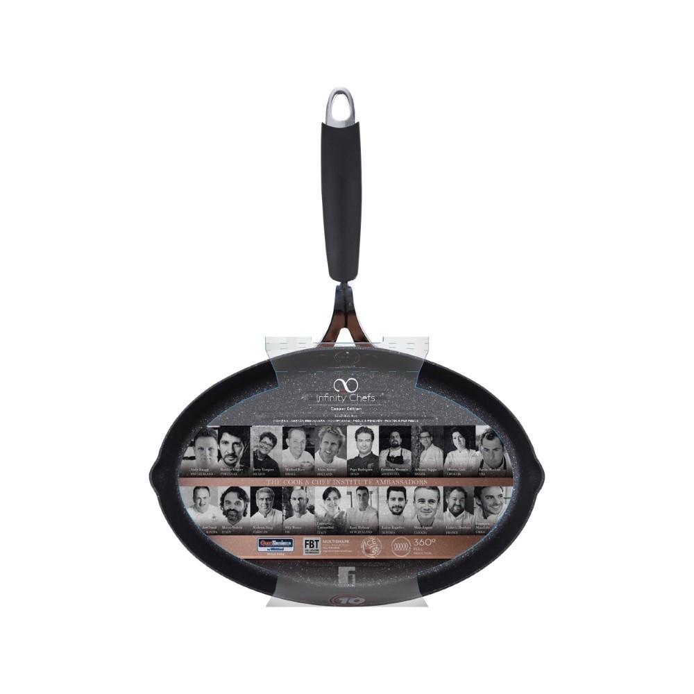 Stekpanna Infinity Chefs Koppar Smitt aluminium (Ø 32 cm) - 2