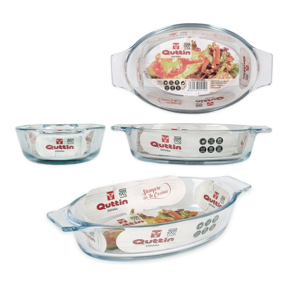 Servingsfat Quttin Oval (400 cc) (20 x 11,5 cm) - 7