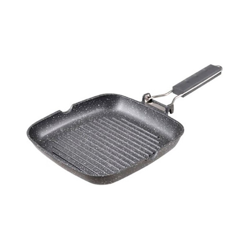 Räfflad stekpanna Bergner Q3992 Aluminium Smitt aluminium (Ø 24 cm)