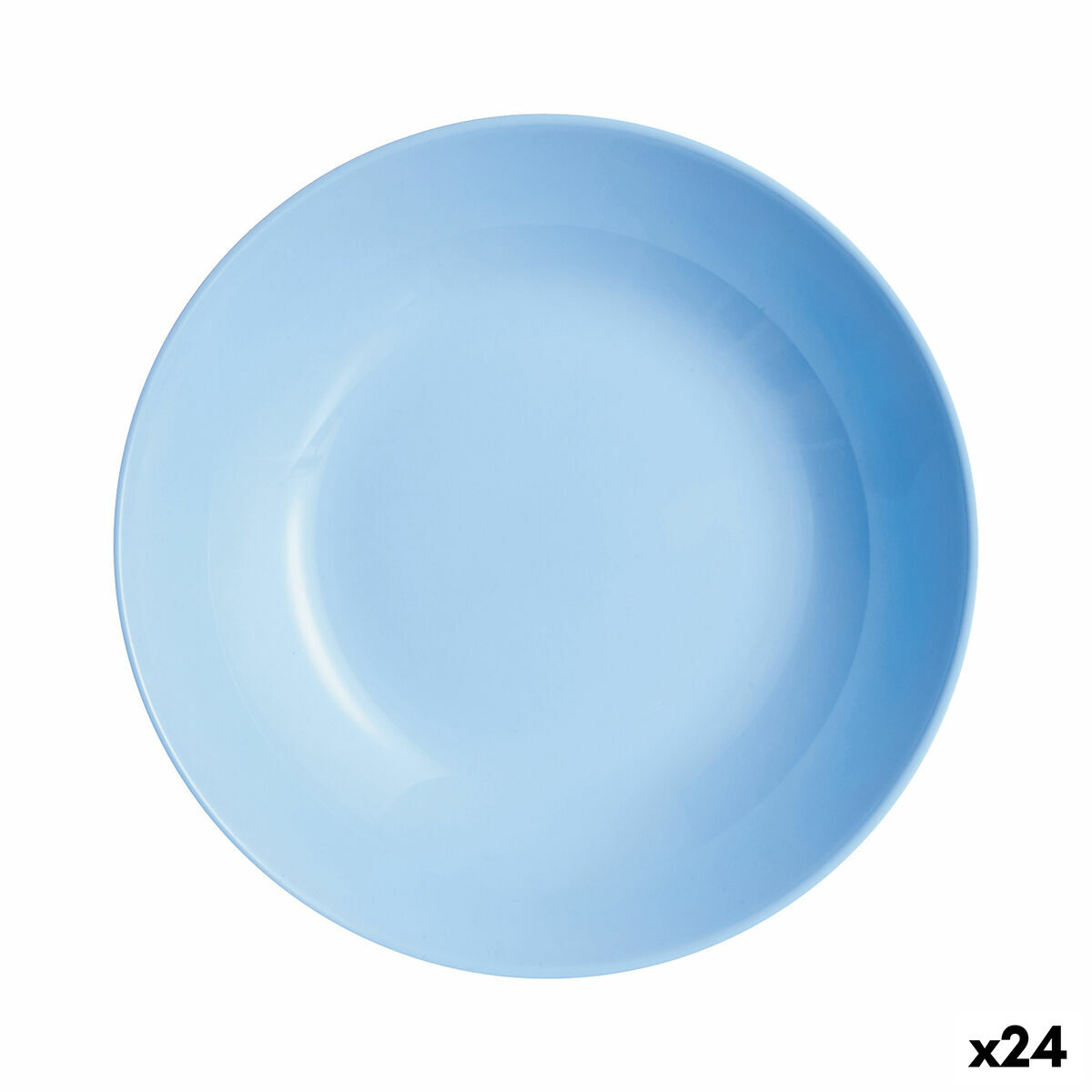 Djup tallrik Luminarc Diwali Blå Glas (20 cm) (24 antal)
