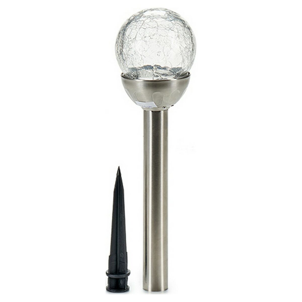 Glödlampsformad lampa Silver Metall Glas Plast (7,5 x 38 x 7,5 cm) - 2