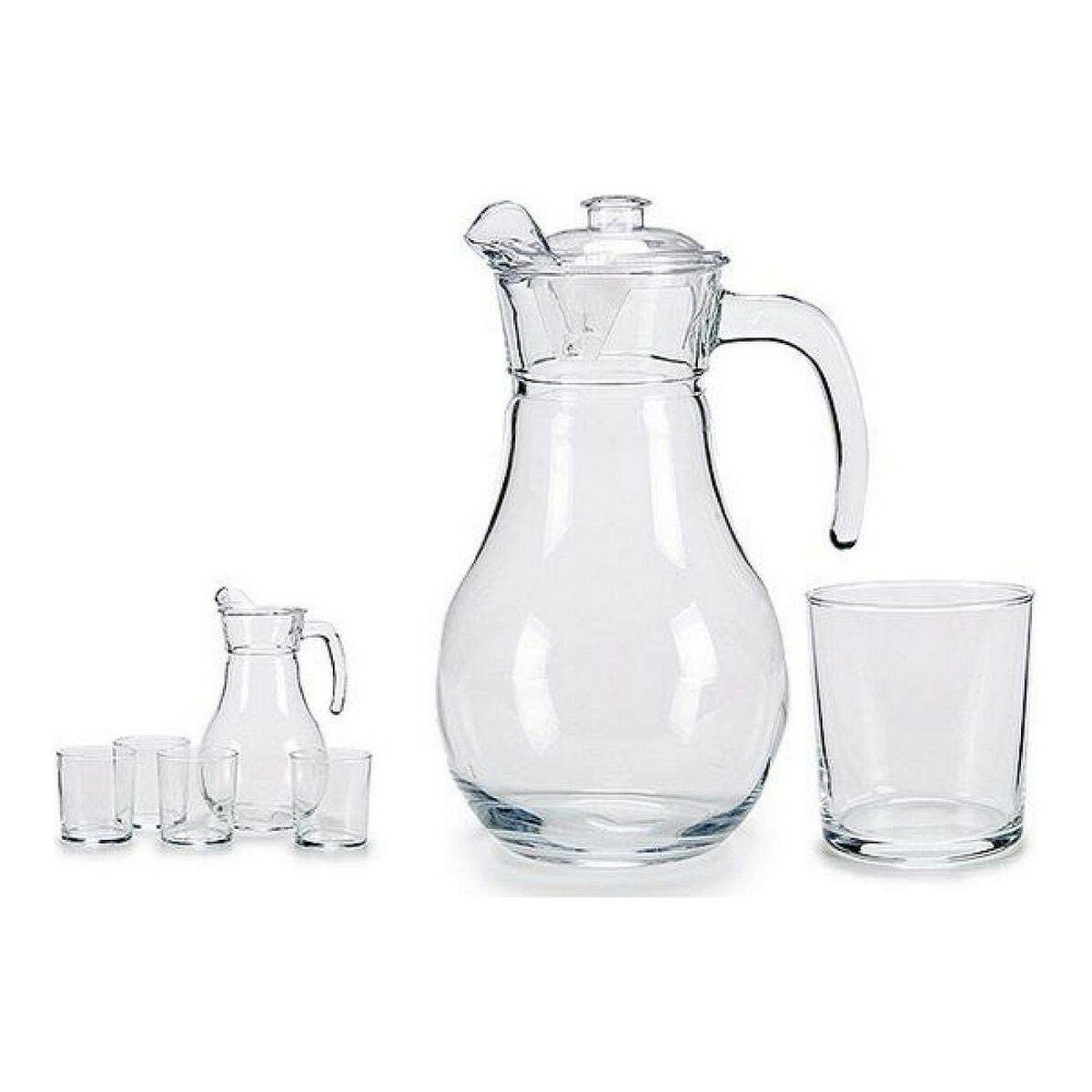 Glasset Vivalto Kanna 5 pcs Transparent Glas 4 x (40 cl) / 1 x (1,8 l) - 4