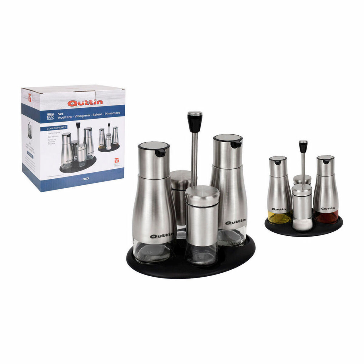 Oljeflaska Quttin Med stöd (4 pcs) - 5