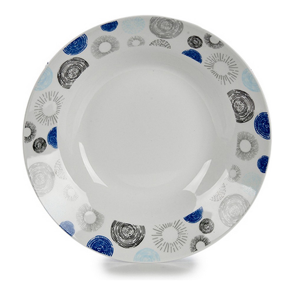 Djup tallrik Porslin 20,5 x 4 x 20,5 cm (Ø 20,6 cm)