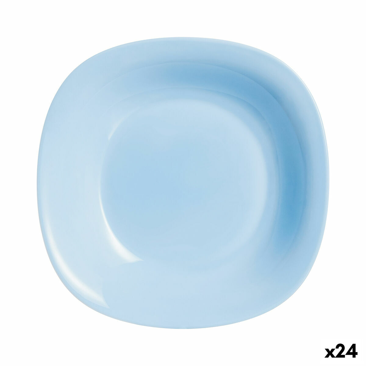 Djup tallrik Luminarc Carine Blå Glas (Ø 21 cm) (24 antal)