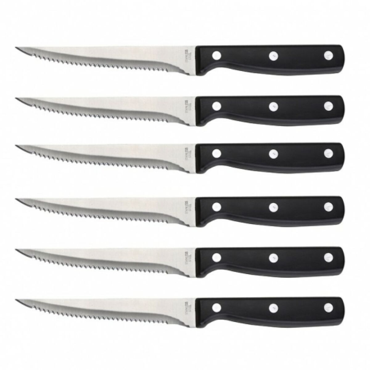 Knivset Bergner BG-8915-MM Rostfritt stål Plast 30 x 30 x 30 cm (6 uds)