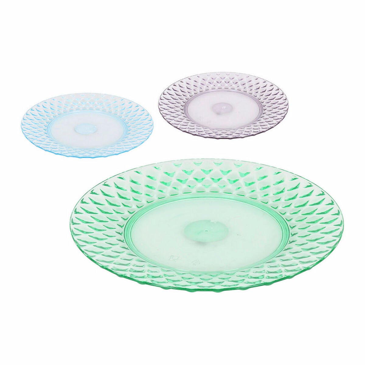 Servingsfat La Mediterránea Diamond polystyren 30 x 30 x 3 cm (Ø 30 cm) - 3