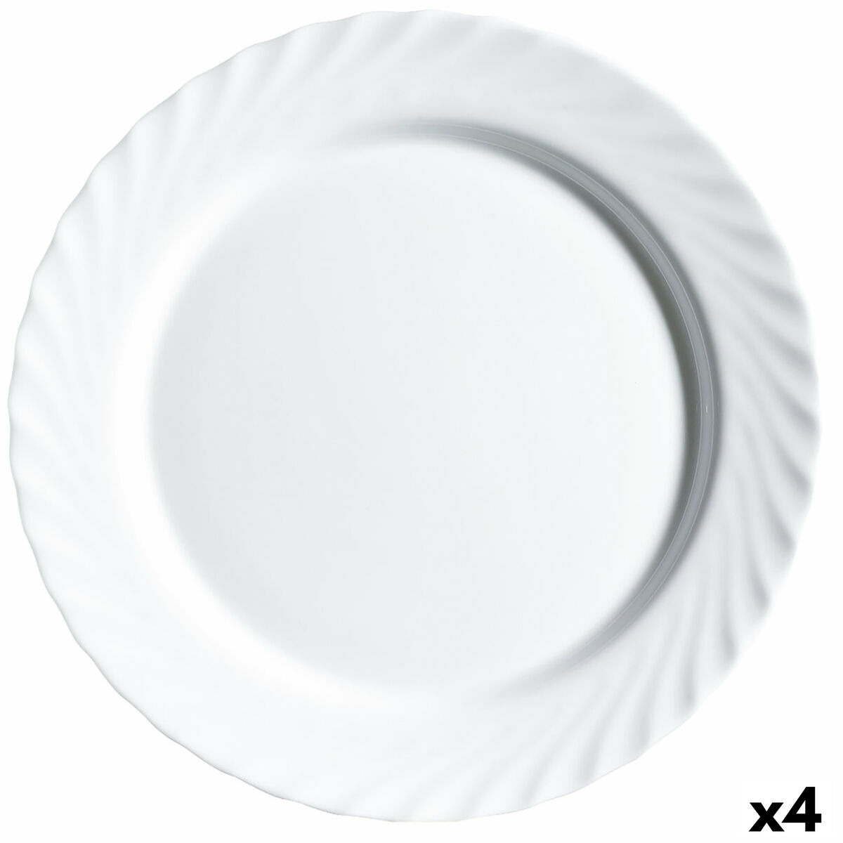 Servingsfat Luminarc Trianon Vit Glas (32,5 cm) (4 antal)