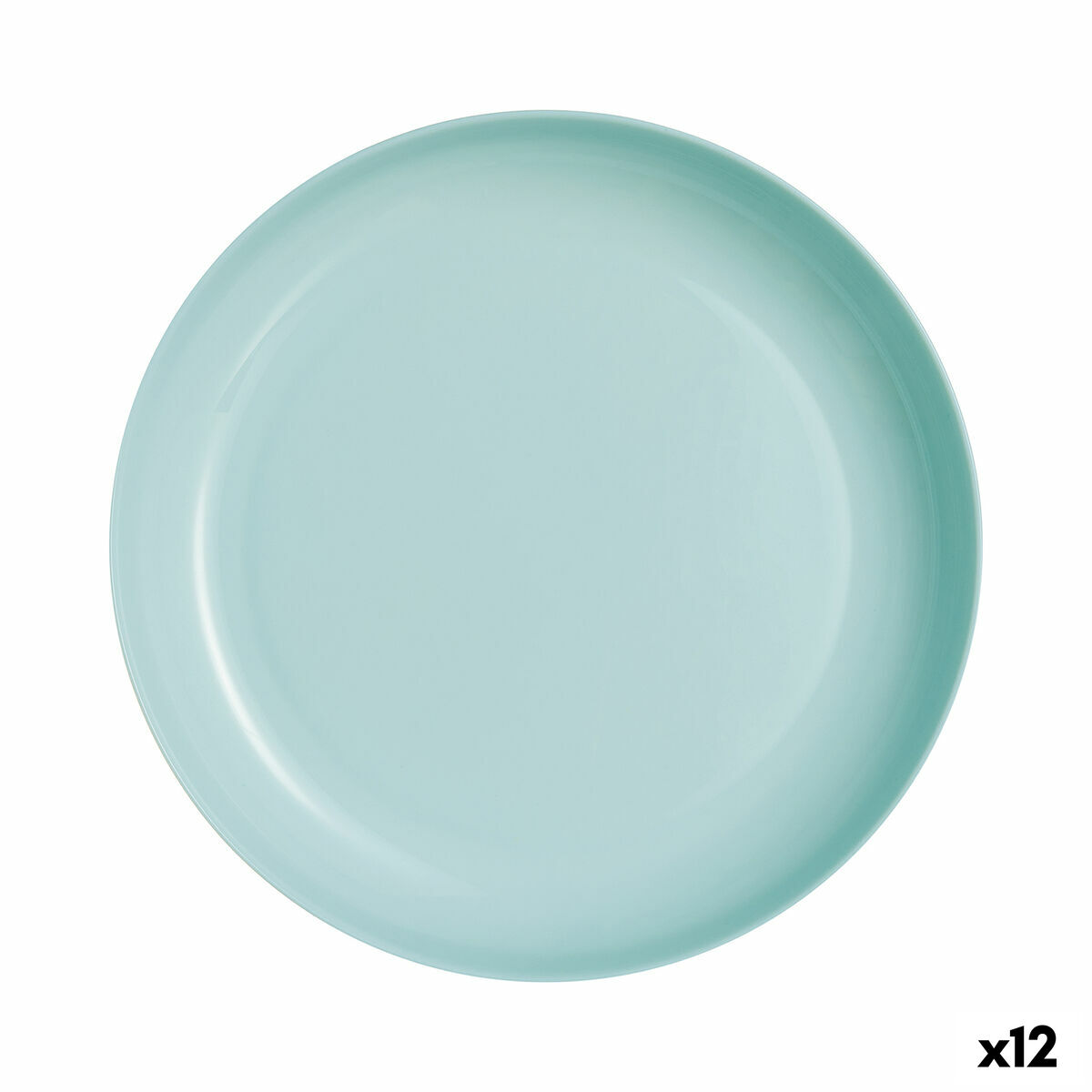 Lapostányér Luminarc Friends Time Turkos Glas (Ø 21 cm) (12 antal)