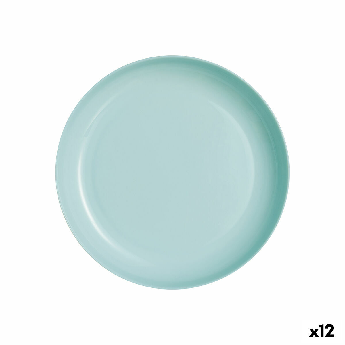 Lapostányér Luminarc Friends Time Turkos Glas (Ø 17 cm) (12 antal)