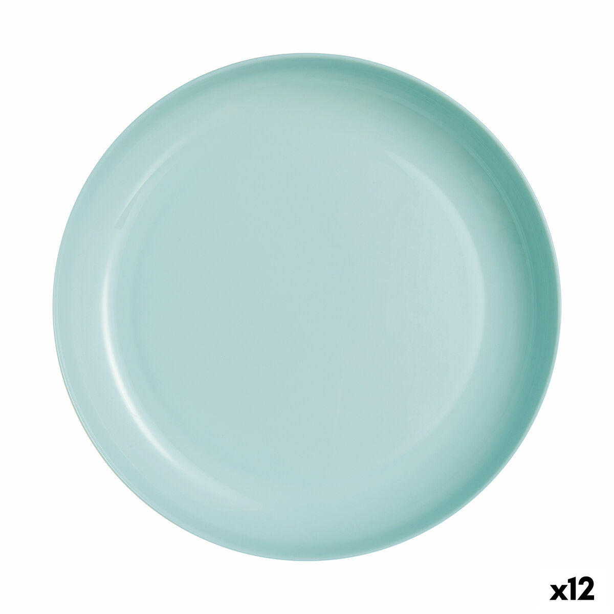 Lapostányér Luminarc Friends Time Turkos Glas 25 cm (12 antal)