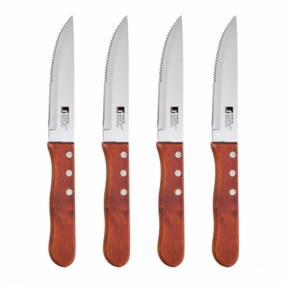 Knivset Bergner BBQ Rostfritt stål (4 pcs) - 2